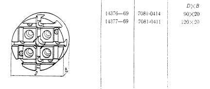 Плита круглая d120х20 с Т-образными пазами 8мм (7081-0411) ГОСТ14377-69
