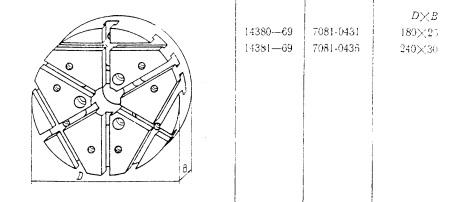Плита круглая d 240х30 с радиально-поперечным расположением Т-обр.пазов 8мм (7081-0436)ГОСТ14381-69