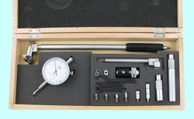 Нутромер Индикаторный  20-200мм глуб.изм. 200мм (0,01) 4 вставки "CNIC" (Шан 570-240)