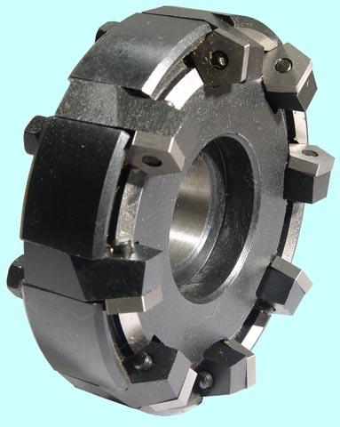 Фреза Торцевая насадная 200х50 с мех. креп. 5-гранных пластин (PNUM-110408 dвн=6мм) Т15К6, Z=12