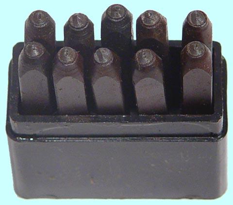 Клейма Цифровые № 2 твердосплавные