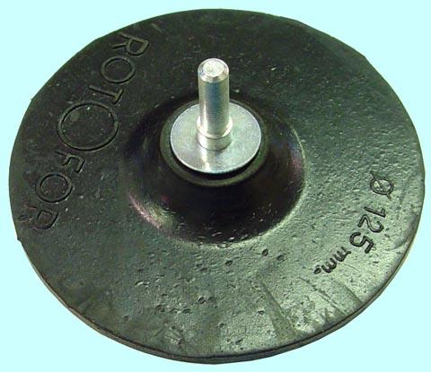 Шлифнасадка резиновая для дрели D=120мм с чехлом для полирования