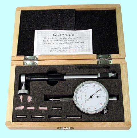 Нутромер Индикаторный  18-35мм НИ-35 глуб.изм. 135мм (0,01), 8 вставок "CNIC" (Шан 570-210)