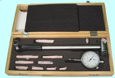 Нутромер Индикаторный  50-160мм глуб.изм. 200мм (0,01),  9 вставок "CNIC" (Шан 570-225)