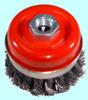 Щетка зачистная Торцевая   витая  65хМ14мм для МШУ тип А  стальная скруч. "CNIC" (А91865)