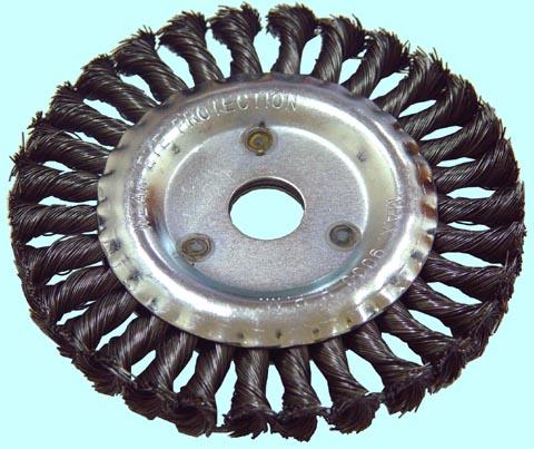 Щетка зачистная Дисковая  витая 150х22мм для МШУ стальная скруч. "CNIC" (92150)