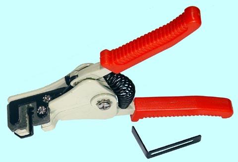 Клещи для снятия изоляции автоматич. для одножильного провода (0,5-3,2мм) "CNIC"  JRF-WS-101H