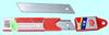 Лезвие для ножа универсального 0,5х18 мм отламывающееся (упаковка 10шт) "CNIC" JRF-US-505