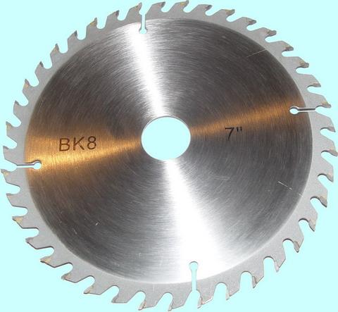 Пила по дереву дисковая 180х25х2,0  Z=40 ВК8