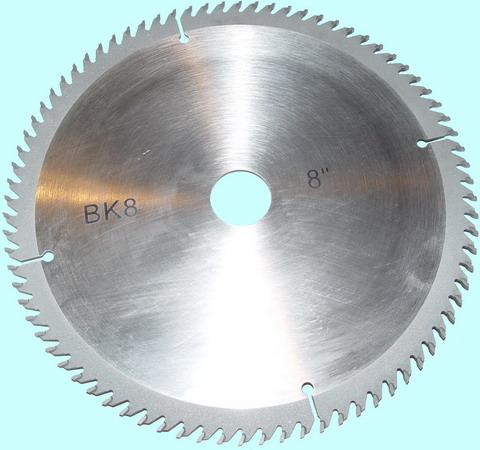 Пила по дереву дисковая 200х25х2,5  Z=80 ВК8