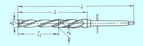 Развертка d12,0х 8,1x100х185 к/х котельная машинная Р6М5 КМ1