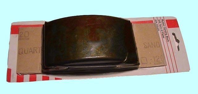 Набор шлифшкурки из 5-ти листов 120х60мм  с прижимом