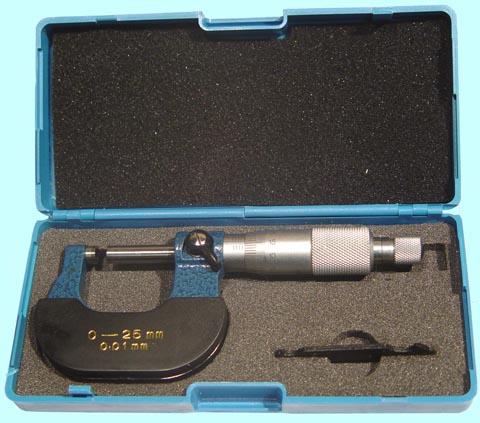 Микрометр Гладкий МК- 25     0- 25 мм (0,01) кл.т.1 тв.сплав "CNIC" (Шан 400-105) 