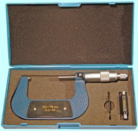 Микрометр Гладкий МК- 75   50- 75 мм (0,01) кл.т.1 тв.сплав "CNIC" (Шан 400-115)
