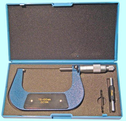 Микрометр Гладкий МК-100   75-100 мм (0,01) кл.т.1 тв.сплав "CNIC" (Шан 400-120)
