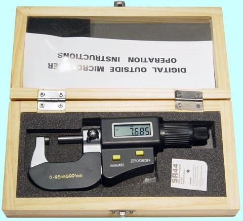 Микрометр Гладкий МК- 25     0- 25 мм (0,001) электронный "CNIC" (Шан 480-505D)