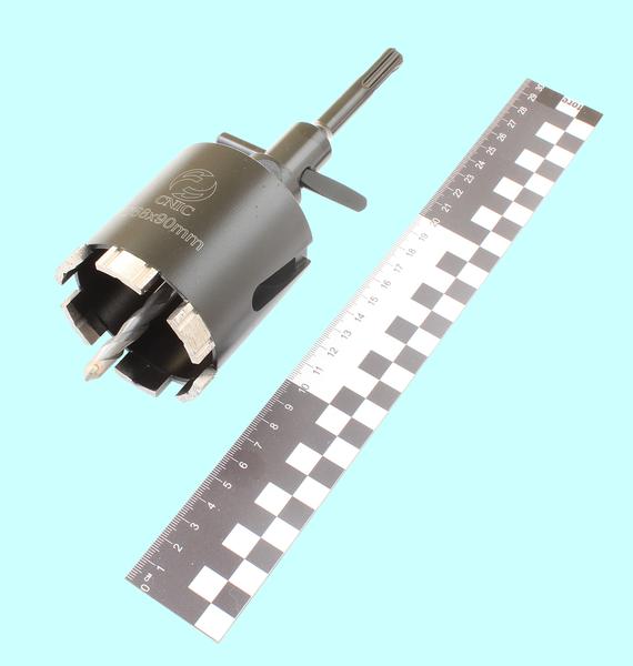 Коронка алмазная по камню  68х 90мм М16, для сухой резки, хвостовик SDS-PLUS (DB0201) "CNIC"