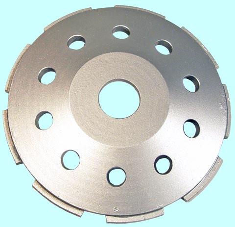 Круг алмазный Чашечный для прямых и углошлифовальных машин сегментый однорядный 125х22мм (SC1271)