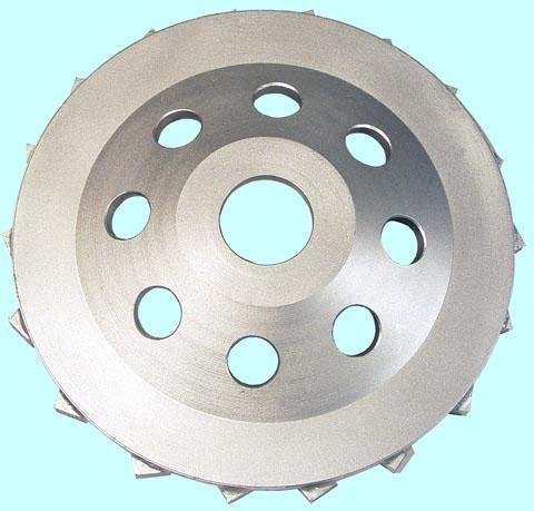 Круг алмазный Чашечный для прямых и углошлифовальных машин сегментый Турбо 125х22мм (TC1271) "CNIC"