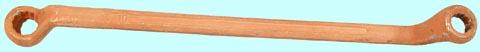 Ключ накидной  8 х 10 омедненный (КЗСМИ)
