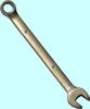 Ключ Рожковый и накидной 16мм хром-ванадий (сатингфиниш) # 8411 "CNIC"