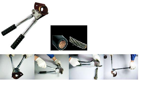 Ножницы секторные для резки стального троса d до 20мм  J14 с телескоп.руч. 40х130х340