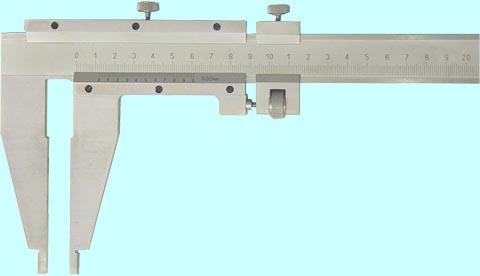 Штангенциркуль 0 - 400 ШЦ-III (0,05) с устройством точной установки рамки H-100мм "TLX" (HV190С-502)