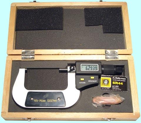 Микрометр Гладкий МК- 75   50- 75 мм (0,001) электронный "CNIC" (Шан 480-515D)