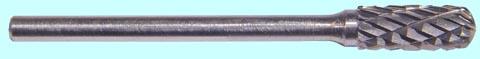Борфреза тв.спл. сфероцилиндр. d 4х13х3х40 R2 спиральная насечка (C04 13М03) "CNIC"