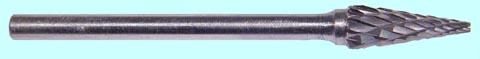 Борфреза тв.спл. конич.  d 5х13х3х40 14° Х-образн.насечка  (М05 13Х03) "CNIC"