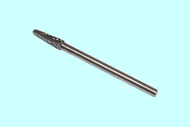 Борфреза тв.спл. конич.со сферическим торц. d4х13х45 (L4) х-к 3мм