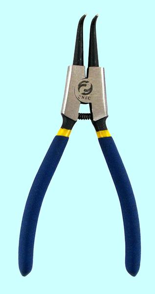 Клещи для снятия наружных стопорных колец 180мм изогнутые "CNIC" (WT0236F)