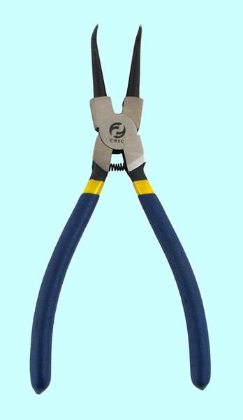 Клещи для снятия внутренних стопорных колец 230мм изогнутые "CNIC" (WT0136F)