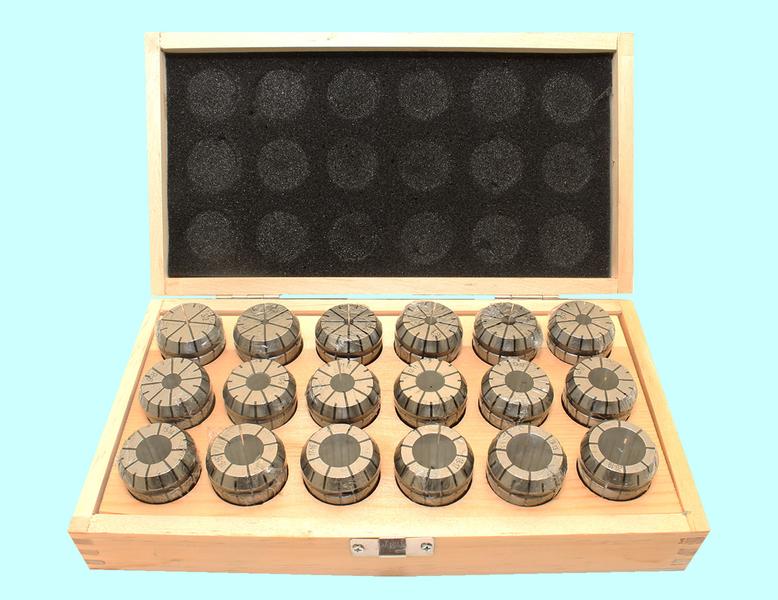 Набор цанг ER32 из 18шт. d 3-20мм "CNIC" в дер. упаковке