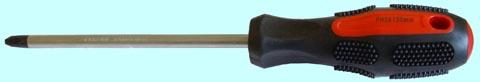 Отвертка Крестовая  №3 320мм (р.ч. 200мм) с магнитным наконечником "CNIC" (KT 2118-10)