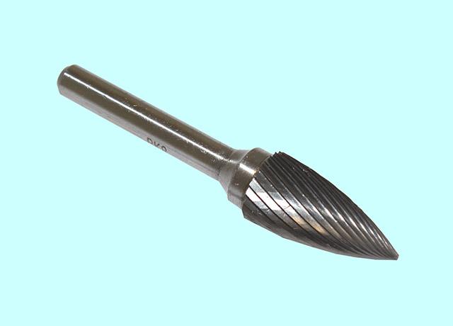 Борфреза тв.спл. гипербол.с точеч.торц.  d10х20х6х65 спиральная насечка (G10 20М06) "CNIC"