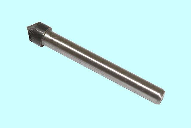 Борфреза тв.спл. конич. угол 90гр. d8х4,0х6х65 90* спиральная насечка (К08 04М06) "CNIC"