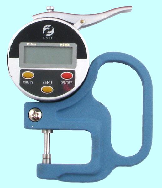 Толщиномер индикаторный электронный (0-10мм), цена дел. 0,01мм, L  30мм "CNIC" (Шан 580-205)