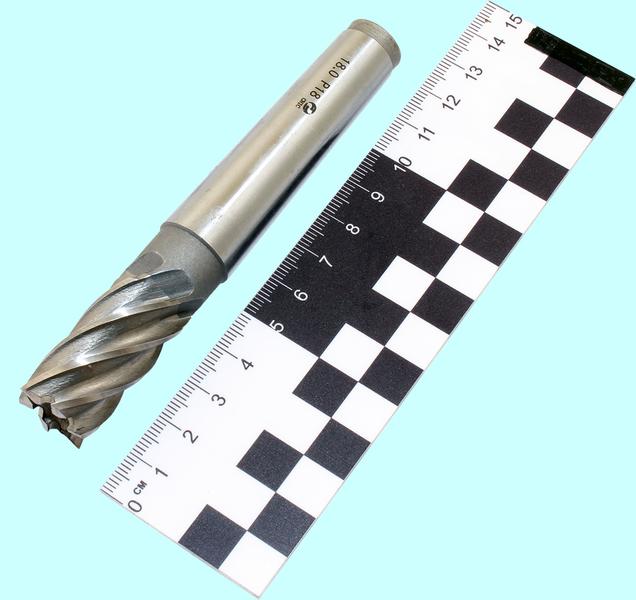 Фреза Концевая d18,0х 32х117 к/х  Р18  Z=6 КМ2 "CNIC"