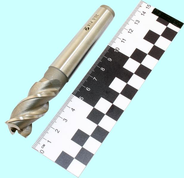 Фреза Концевая d20,0х 38х123 к/х Р18  Z=3 КМ2 "CNIC"
