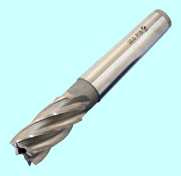Фреза Концевая d20,0х 38х123 к/х Р18  Z=6 КМ2 "CNIC"