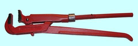 Ключ Трубный КТР - 0 (3/4") губки под  углом 90 град. "CNIC" красные, шлифован. губ. (HT HO4)