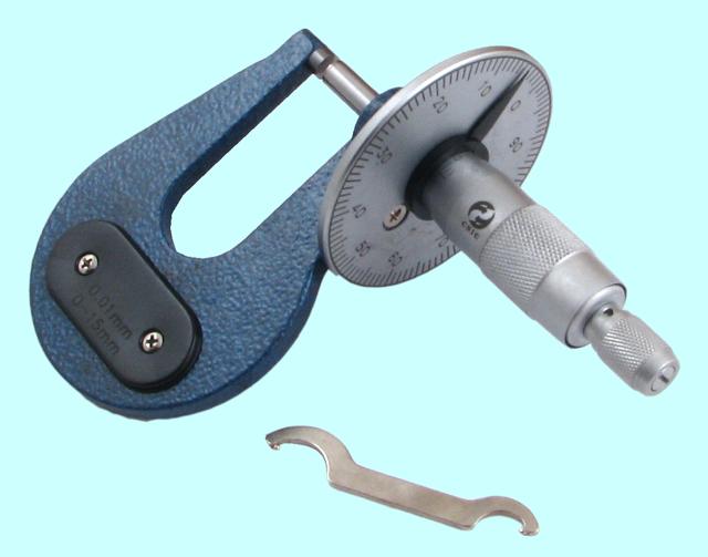 Микрометр Листовой МЛ-15   0-15 мм (0,01) тип А  "CNIC" (Шан 446-100А) Н-50мм