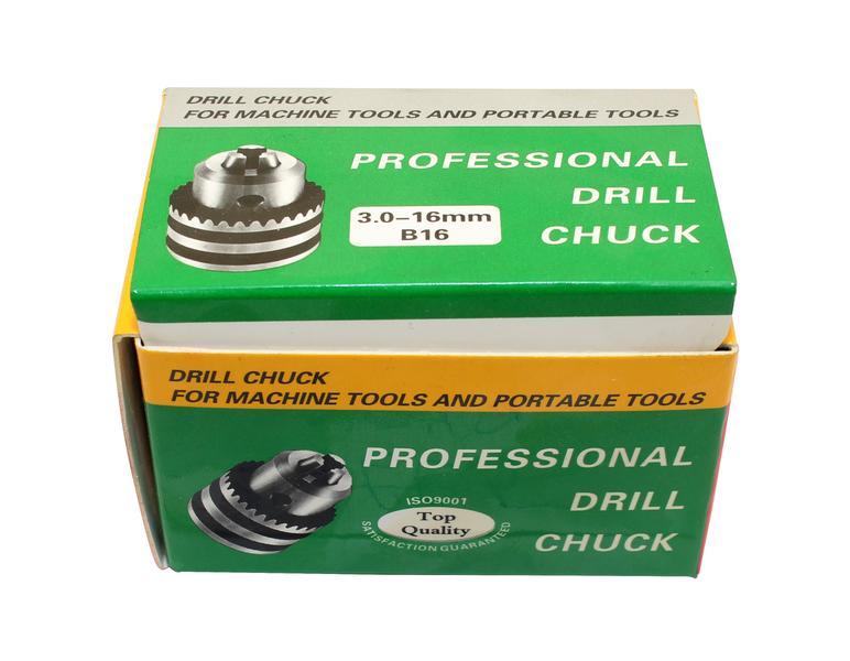 Патрон сверлильный ПС-16 B16  (3,0-16мм) (J2116А) "CNIC"