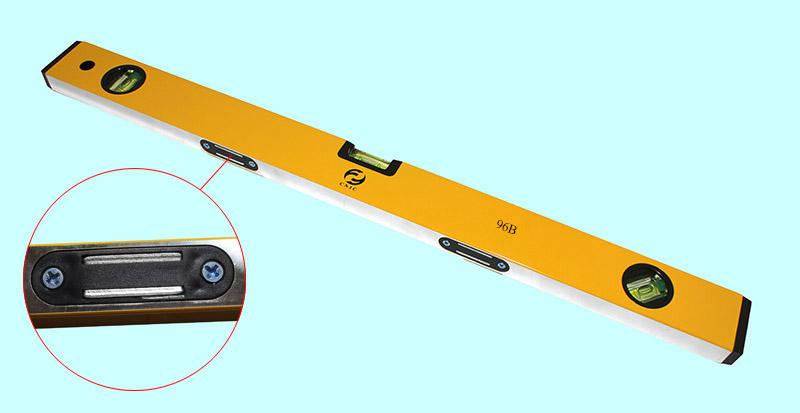 Уровень Строительный алюминиевый  300 мм х 50 мм 3 ампулы с магнитными вставками PROFI (96В) "CNIC"