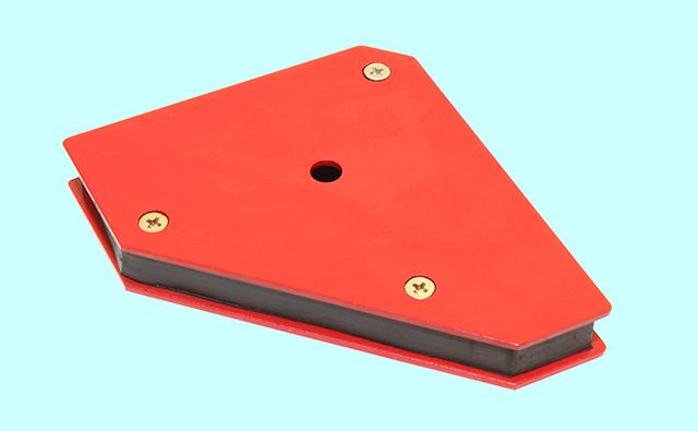 Магнитный угловой шаблон-держатель сварщика  95х110х16мм, усилие отрыва 20кг "CNIC" (НV-С)