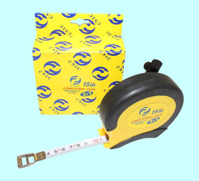 Рулетка  15 метров х 13мм обрезиненная "CNIC" CR-002 (1502)