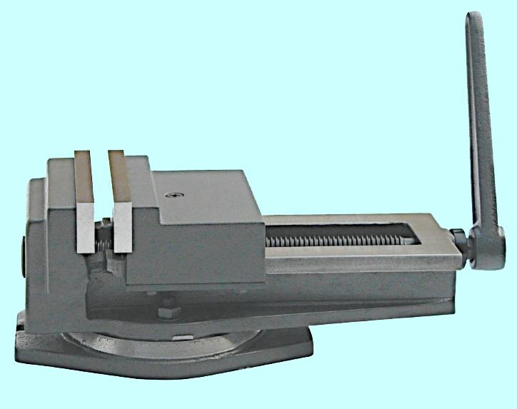 Тиски Станочные 320мм чугунные поворотные с открытым винтом, ход 360мм Q13 (QВ)320 "CNIC"