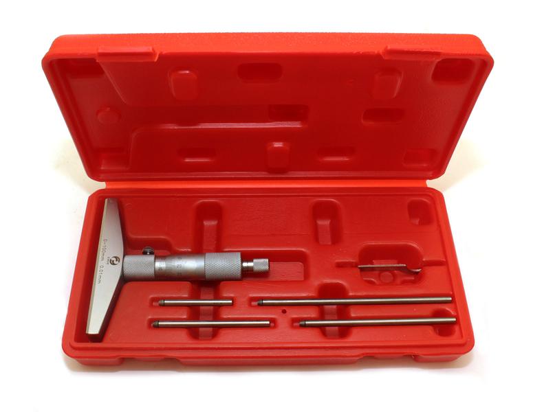 Глубиномер микрометрический ГМ 0-100мм (0,01) "CNIC" (Шан 440-120)