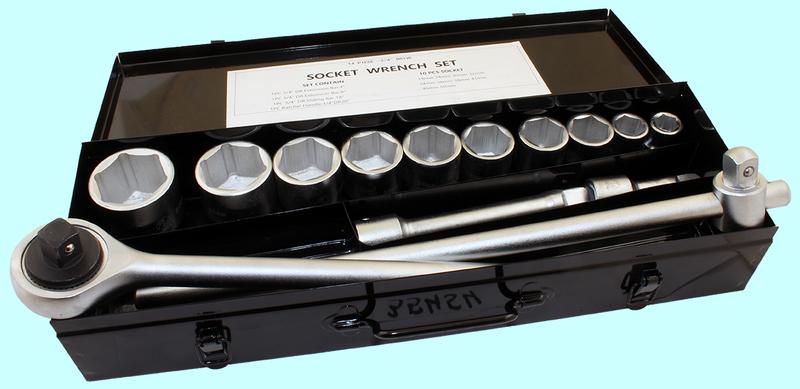 Набор торцевых головок 3/4" из 14шт. ( 19 - 50мм)  в металлическом футляре "CNIC"